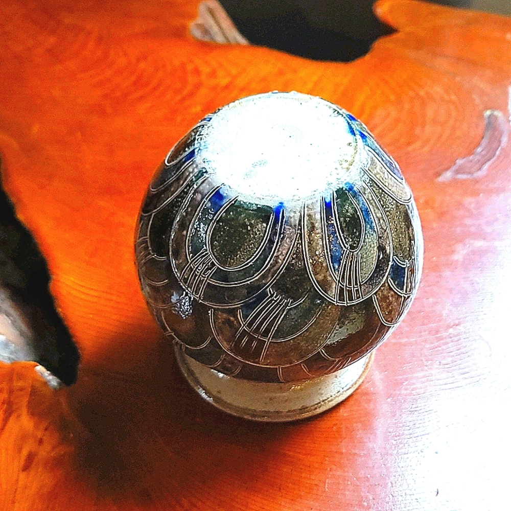 Artisan Made, Hand Thrown Pottery Jug Vase - Picture 2 of 4